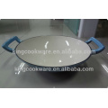 Cast iron preseason two handled fry pan